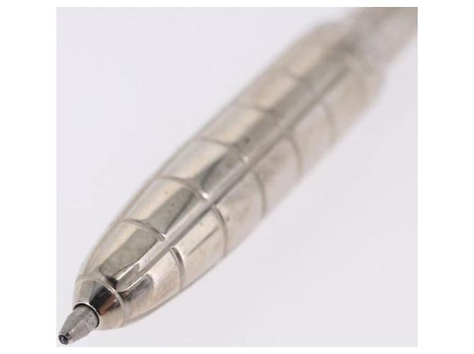 LOUIS VUITTON Styro Agenda Penna a sfera metal Silver LV Auth BA15245 Argento - vista 12
