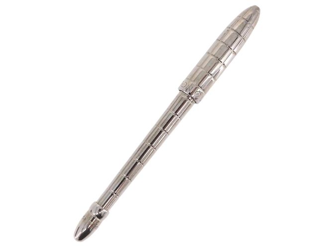 LOUIS VUITTON Styro Agenda Penna a sfera metal Silver LV Auth BA15245 Argento - vista 2