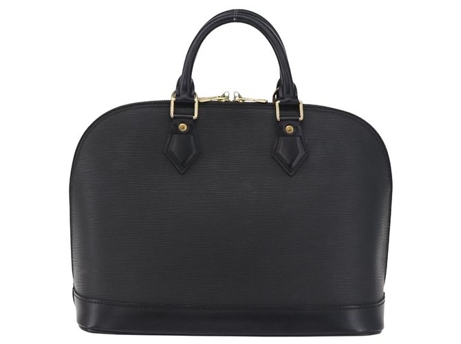 LOUIS VUITTON Borsa a Mano Epi Alma Noir Black M52142 LV Auth 199187V Nero - vista 2
