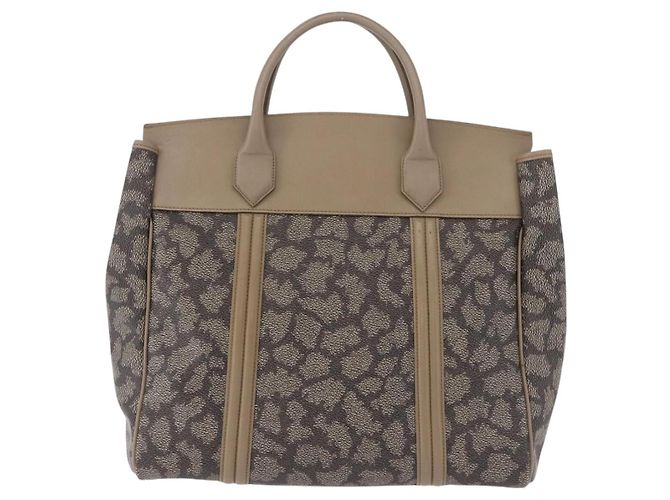 Borsa a mano SAINT LAURENT in pelle e PVC Beige Auth ka5883 - vista 2