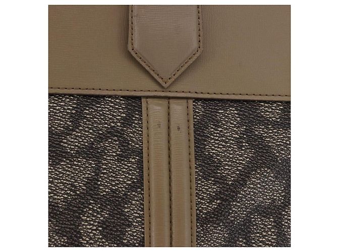 Borsa a mano SAINT LAURENT in pelle e PVC Beige Auth ka5883 - vista 3