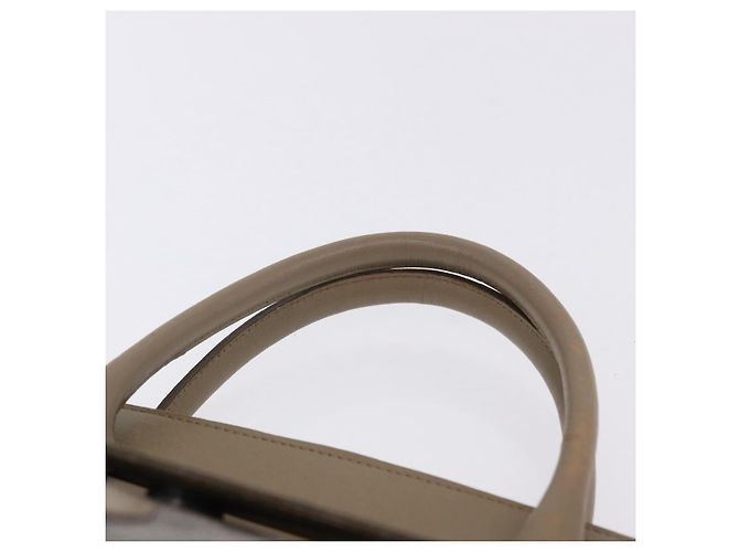 Borsa a mano SAINT LAURENT in pelle e PVC Beige Auth ka5883 - vista 9