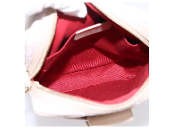 Borsa a tracolla Salvatore Ferragamo Gancini in pelle rosa e oro Auth ka5915A D'oro - vista 11