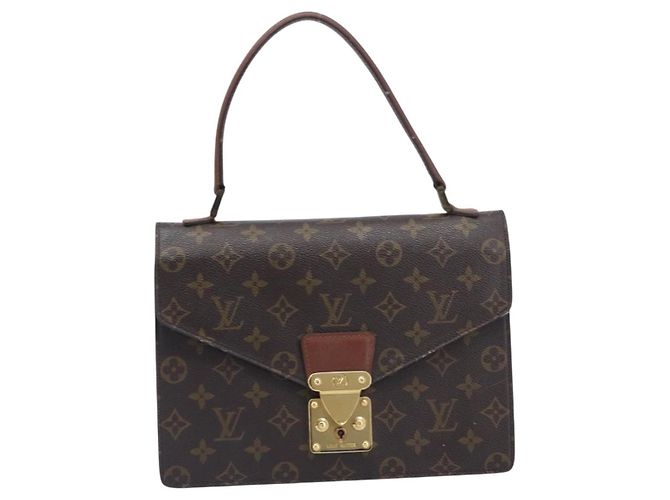 Borsa a mano LOUIS VUITTON Monogram Concorde M51190 LV Auth 199028 Monogramma - vista 13