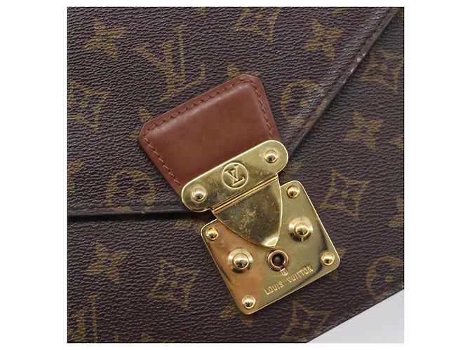 Borsa a mano LOUIS VUITTON Monogram Concorde M51190 LV Auth 199028 Monogramma - vista 18
