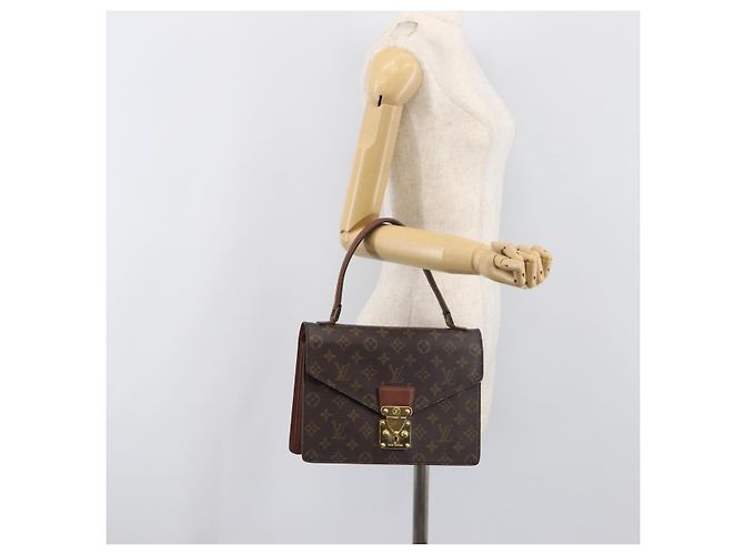 Borsa a mano LOUIS VUITTON Monogram Concorde M51190 LV Auth 199028 Monogramma - vista 27
