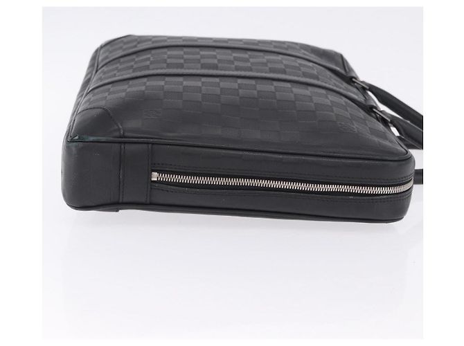 LOUIS VUITTON Damier Infini Porte Documents Voyage Bag Black N41146 Auth 200646 Nero - vista 3