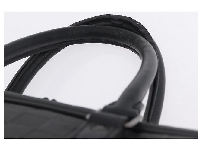 LOUIS VUITTON Damier Infini Porte Documents Voyage Bag Black N41146 Auth 200646 Nero - vista 8