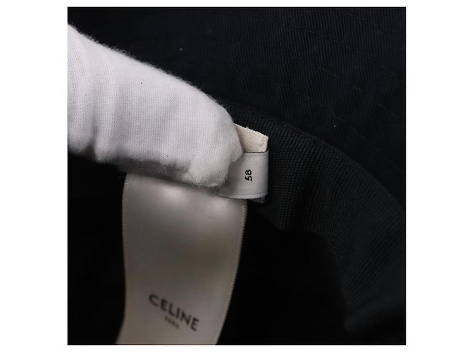 Céline Bob CELINE en coton M Noir Auth BA15276M - vue 12