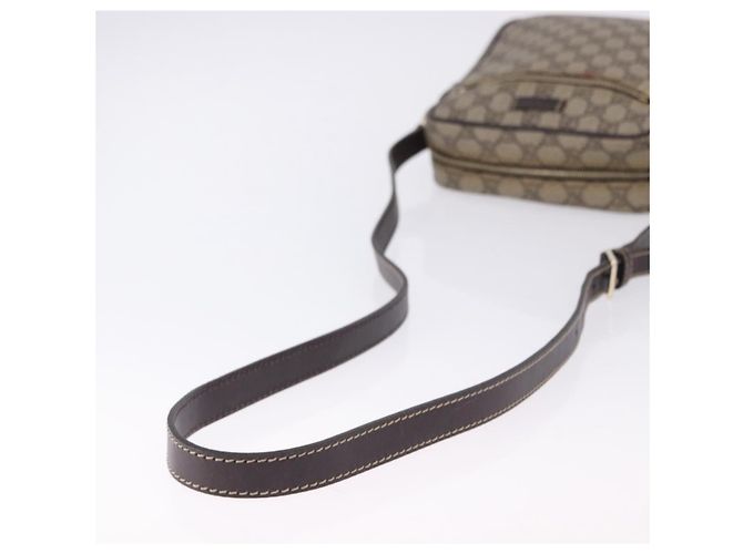 Borsa a tracolla GUCCI GG Supreme PVC Beige Gold 233268 Auth 197812 D'oro - vista 8