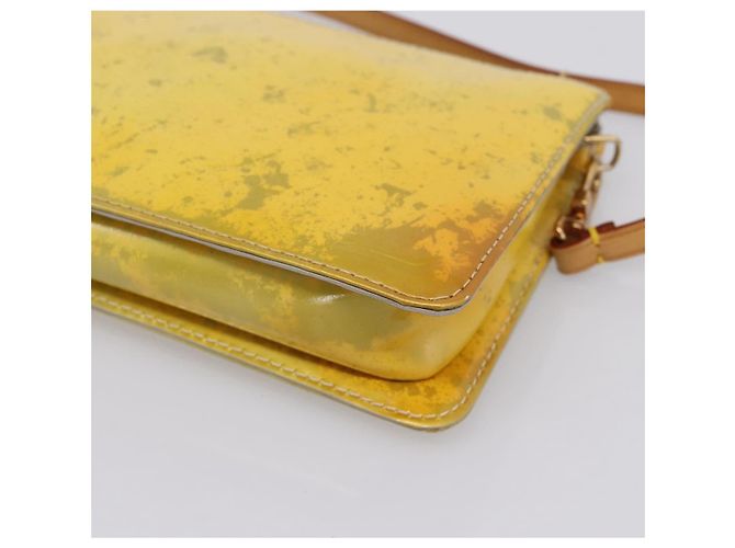 LOUIS VUITTON Monogram Vernis Lexington Pouch Gris M91056 LV Auth 196859 - vista 16