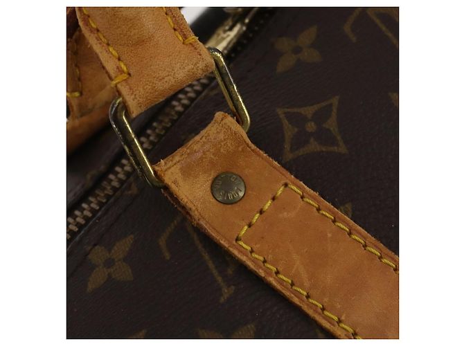 LOUIS VUITTON Monogram Keepall 55 Boston Bag M41424 LV Auth 195357 Monogramma - vista 10