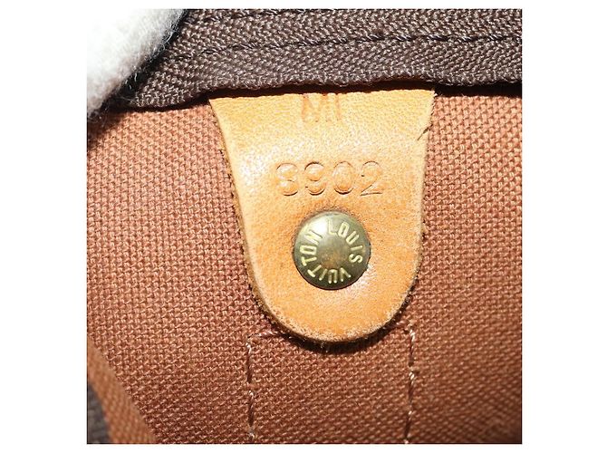LOUIS VUITTON Monogram Keepall 55 Boston Bag M41424 LV Auth 195357 Monogramma - vista 12