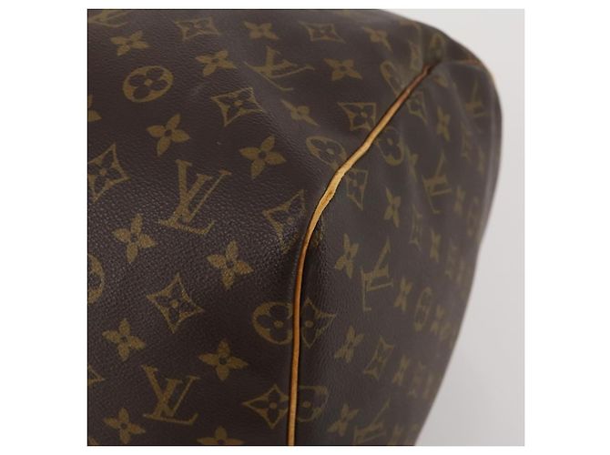 LOUIS VUITTON Monogram Keepall 55 Boston Bag M41424 LV Auth 195357 Monogramma - vista 14