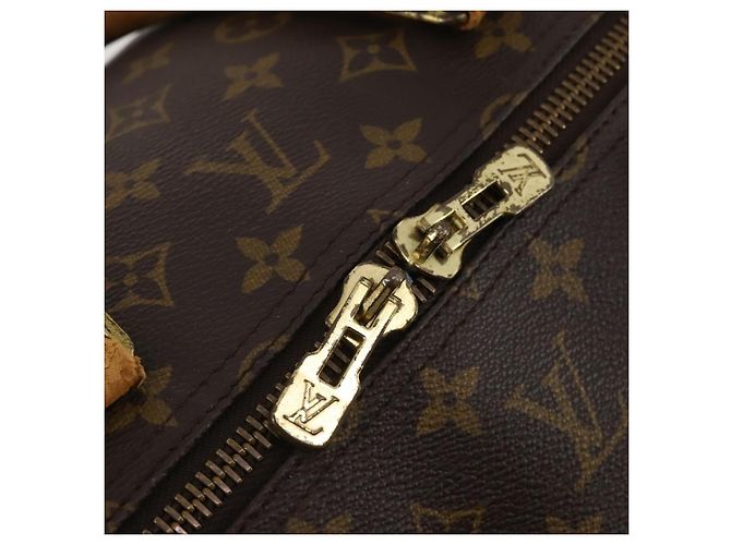LOUIS VUITTON Monogram Keepall 55 Boston Bag M41424 LV Auth 195357 Monogramma - vista 20