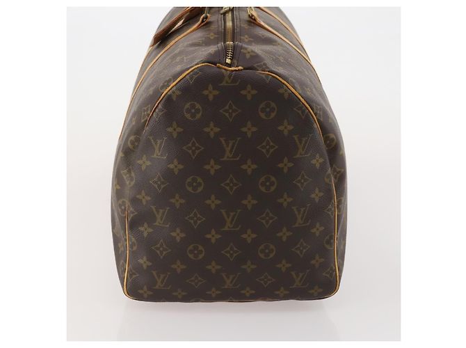 LOUIS VUITTON Monogram Keepall 55 Boston Bag M41424 LV Auth 195357 Monogramma - vista 3