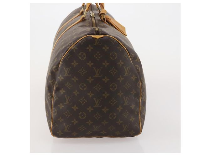 LOUIS VUITTON Monogram Keepall 55 Boston Bag M41424 LV Auth 195357 Monogramma - vista 4