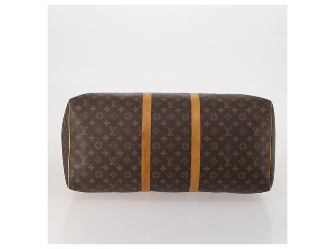 LOUIS VUITTON Monogram Keepall 55 Boston Bag M41424 LV Auth 195357 Monogramma - vista 5