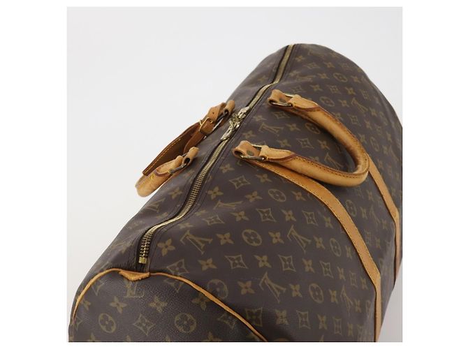 LOUIS VUITTON Monogram Keepall 55 Boston Bag M41424 LV Auth 195357 Monogramma - vista 6