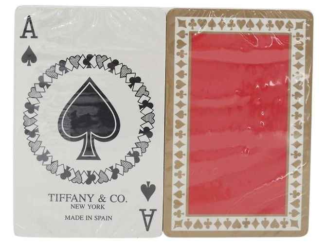 Autre Marque TIFFANY&Co. Playing Cards Paper Red Blue Auth 200172 - view 3