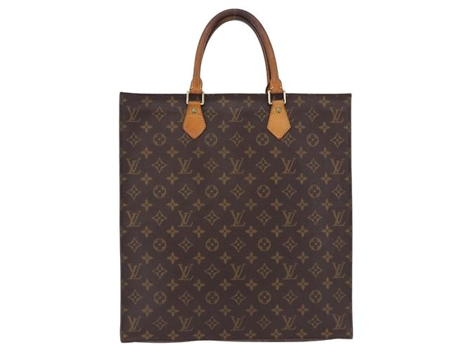 LOUIS VUITTON Monogram Sac Plat Hand Bag M51140 LV Auth ka5853 Monogramma - vista 13