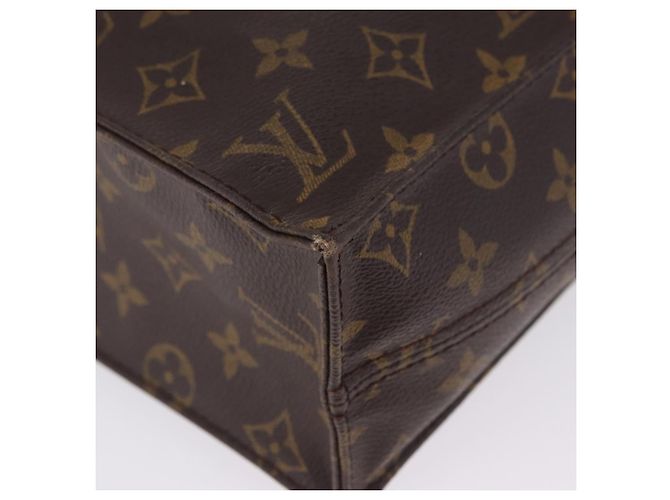 LOUIS VUITTON Monogram Sac Plat Hand Bag M51140 LV Auth ka5853 Monogramma - vista 15