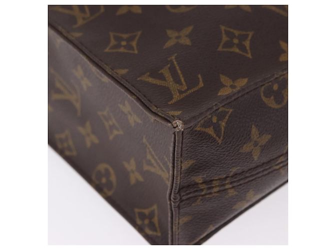 LOUIS VUITTON Monogram Sac Plat Hand Bag M51140 LV Auth ka5853 Monogramma - vista 17