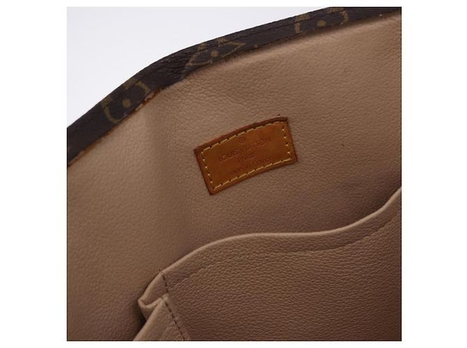 LOUIS VUITTON Monogram Sac Plat Hand Bag M51140 LV Auth ka5853 Monogramma - vista 18