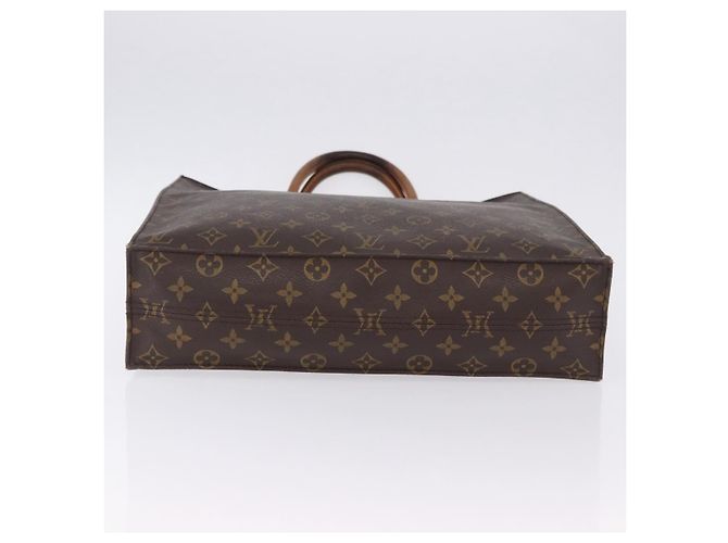 LOUIS VUITTON Monogram Sac Plat Hand Bag M51140 LV Auth ka5853 Monogramma - vista 5