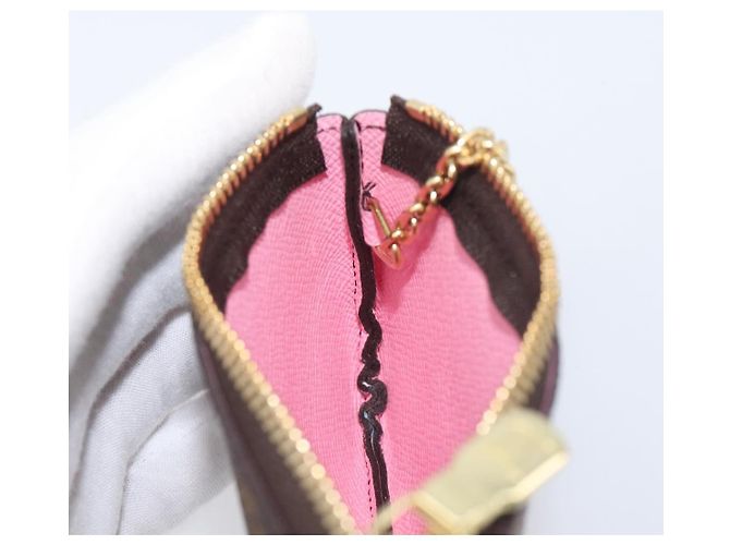 LOUIS VUITTON Monogram Vivienne Ice Skating Pochette Cles M82620 LV Auth 200665M Monograma - vista 19