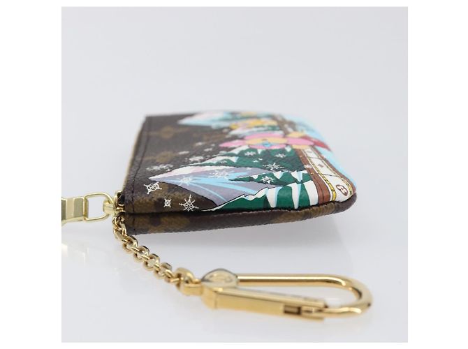 LOUIS VUITTON Monogram Vivienne Ice Skating Pochette Cles M82620 LV Auth 200665M Monograma - vista 4