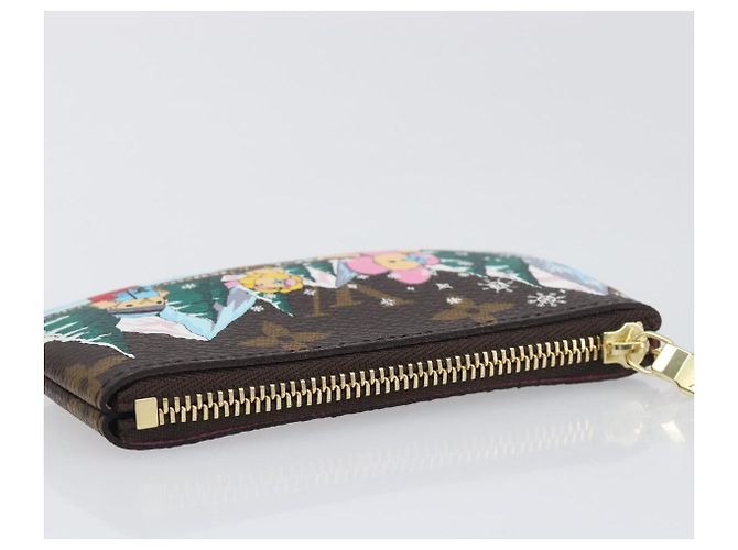 LOUIS VUITTON Monogram Vivienne Ice Skating Pochette Cles M82620 LV Auth 200665M Monograma - vista 5