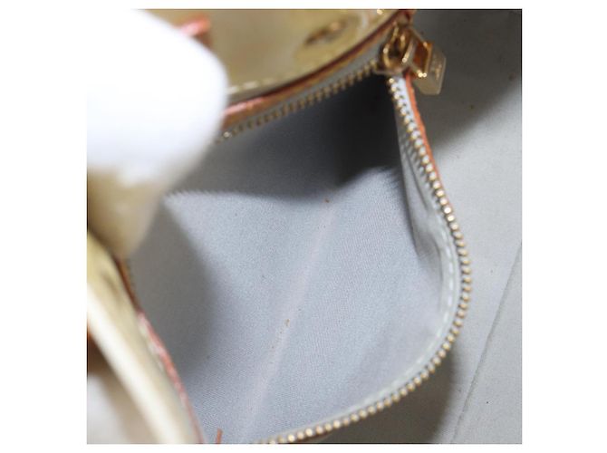 LOUIS VUITTON Monogram Vernis Reade PM Hand Bag Gris M91145 LV Auth 198934 Grigio - vista 24