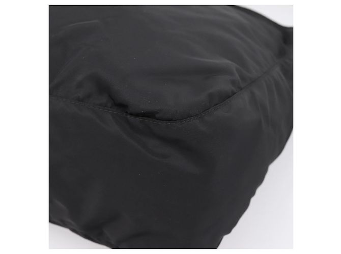 Borsa a tracolla PRADA Nylon Black Silver Auth 200908V Nero Argento - vista 15