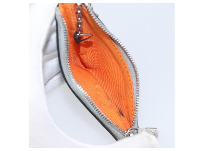 LOUIS VUITTON Monogram satellite Porte Cles Charm Silver MP2217 LV Auth 196994A Plata - vista 10