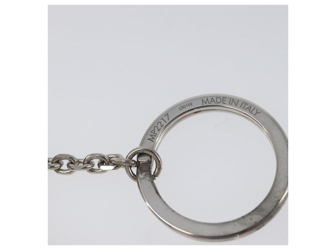 LOUIS VUITTON Monogram satellite Porte Cles Charm Silver MP2217 LV Auth 196994A Plata - vista 11