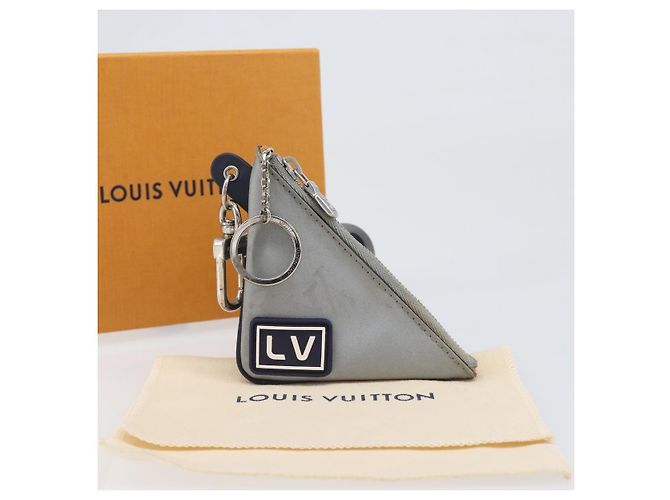 LOUIS VUITTON Monogram satellite Porte Cles Charm Silver MP2217 LV Auth 196994A Plata - vista 12
