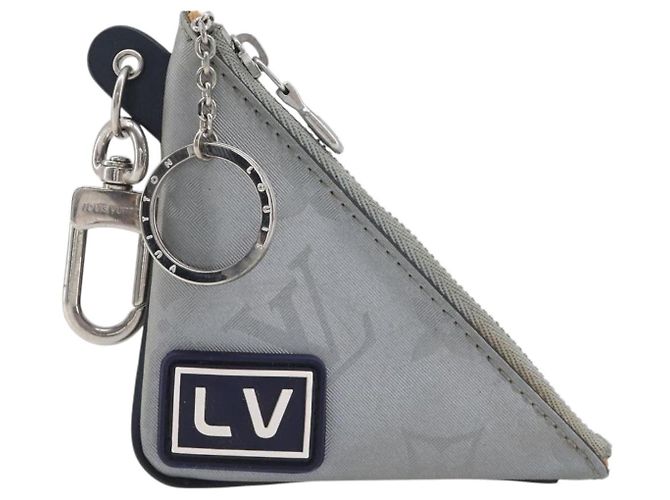 LOUIS VUITTON Monogram satellite Porte Cles Charm Silver MP2217 LV Auth 196994A Plata - vista 13