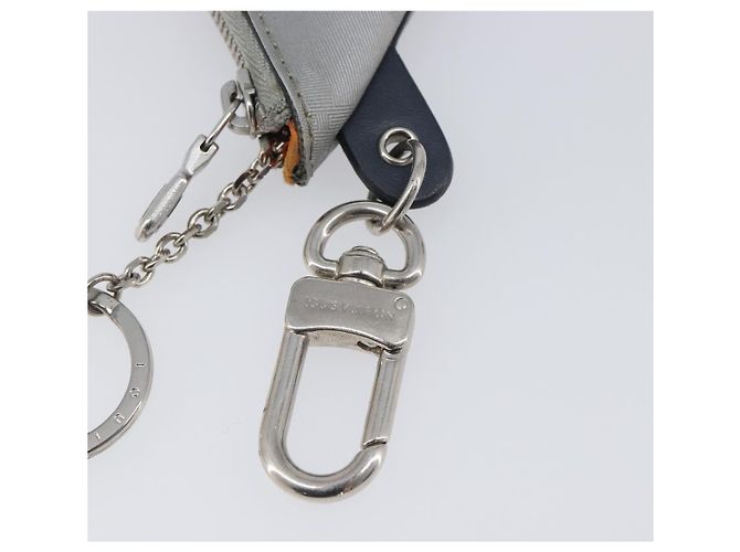 LOUIS VUITTON Monogram satellite Porte Cles Charm Silver MP2217 LV Auth 196994A Plata - vista 18