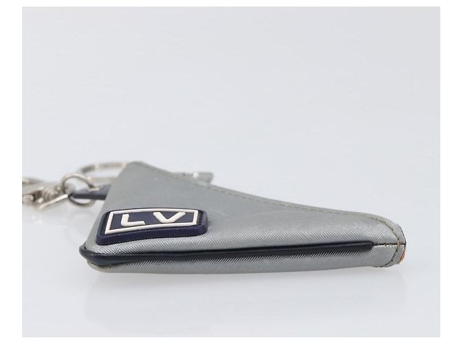 LOUIS VUITTON Monogram satellite Porte Cles Charm Silver MP2217 LV Auth 196994A Plata - vista 6