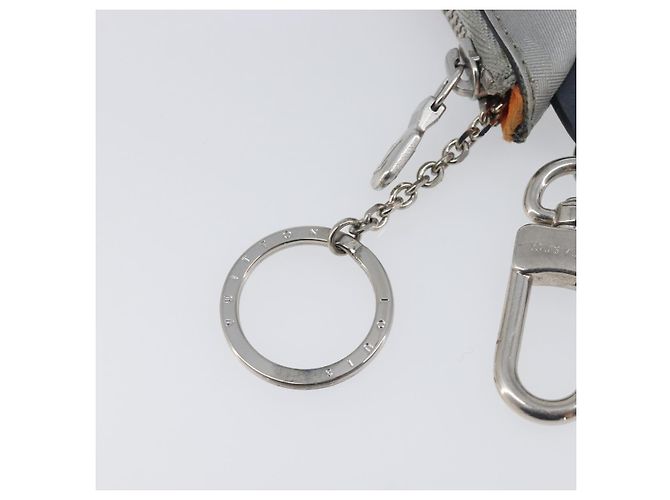 LOUIS VUITTON Monogram satellite Porte Cles Charm Silver MP2217 LV Auth 196994A Plata - vista 8
