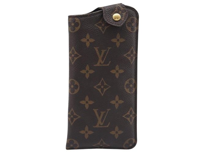 LOUIS VUITTON Monogram Etui Lunettes PM Estuche para Gafas M66545 LV Auth 200169 Monograma - vista 13