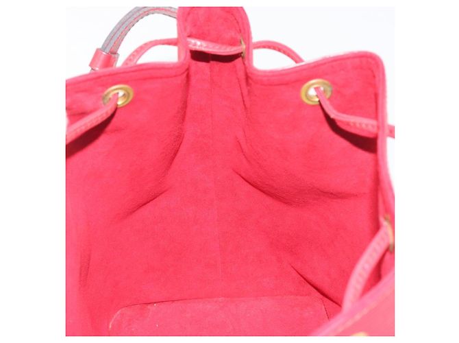 Borsa a tracolla LOUIS VUITTON Epi Petit Noe Rossa M44107 LV Auth 196245 Rosso - vista 17