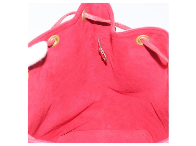 Borsa a tracolla LOUIS VUITTON Epi Petit Noe Rossa M44107 LV Auth 196245 Rosso - vista 18