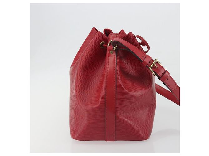 Borsa a tracolla LOUIS VUITTON Epi Petit Noe Rossa M44107 LV Auth 196245 Rosso - vista 4