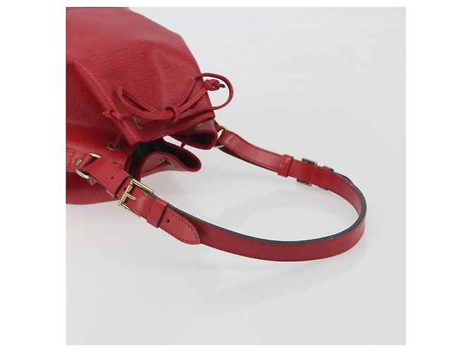 Borsa a tracolla LOUIS VUITTON Epi Petit Noe Rossa M44107 LV Auth 196245 Rosso - vista 7