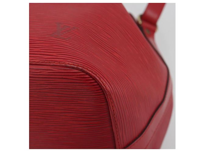 Borsa a tracolla LOUIS VUITTON Epi Petit Noe Rossa M44107 LV Auth 196245 Rosso - vista 9