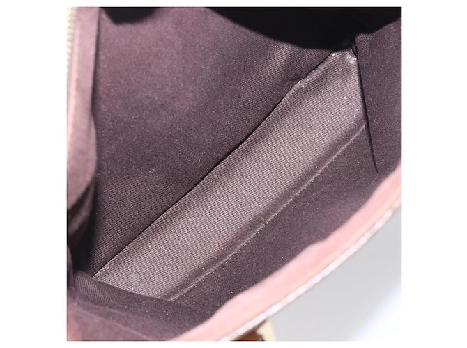 Céline Borsa a mano CELINE Macadam PVC Pelle Marrone Tono Oro Auth ep15786 - vista 11