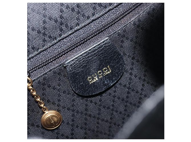 LOUIS VUITTON Sac à dos Bamboo Suede Black Gold 003 1705 0030 LV Auth BA14987 Noir - vue 22