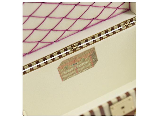 LOUIS VUITTON MALLE COURRIER 1888 Fermacarte Beige Brown M99729 Auth 199165V Marrone - vista 11